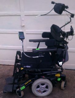 Invacare TDX 5 SIP and Puff with Tilt Recline Power Leg Lift