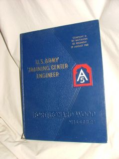 1963 ft Leonard Wood MO Yearbook Co D 1st B 2nd R