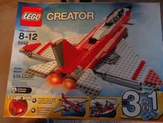 Lego 5892 Creator Sonic Boom Airforce Jet Fighter Factory SEALED