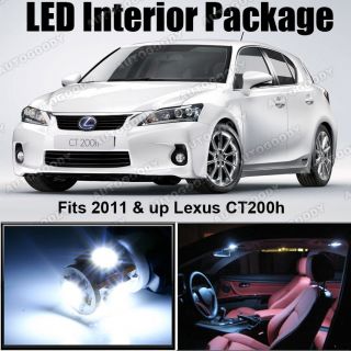 White LED Lights Interior Package 2011 Lexus CT200H