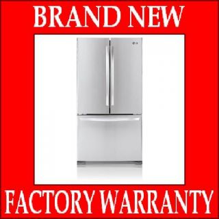 LG Stainless Steel French Door Refrigerator LFC25776ST Bottom Freezer