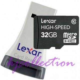 Lexar 32GB Micro SD SDHC TF Card Class 10 USB Reader