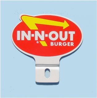 California in N Out Burger License Plate Topper