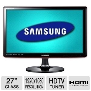 Samsung T27A300 27 Widescreen LED Backlit HDTV Monitor