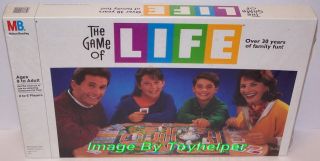 The Game of Life Board Game Milton Bradley SEALED