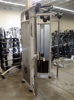 Used Life Fitness Dual Pulley Functional Trainer Adjustable Sports