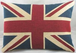 Jack UK Flag Woven Tapestry Cushion 18 x 26 Evans Lichfield