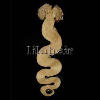 in Body Wavy Human Hair Extension 613 Light Blonde Accessories