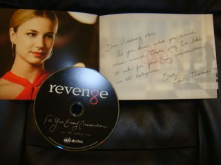 Revenge Emmy DVD 4EPISODES Season1 Madeleine Stowe Picture Pressbook