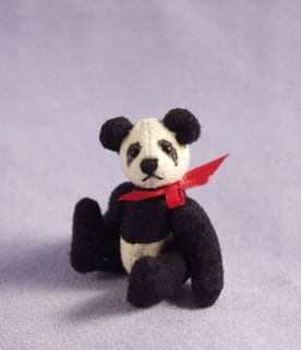 Deb Canham Miniature Chin Chin Panda Bear Dollhouse
