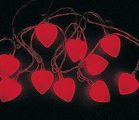 Foot Valentine Heart Lights Indoor Outdoor String Them Anywhere