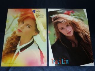 21 Lot Traci Lind Lin 1980s 90s JPN Pinup clippings Full Page Collec