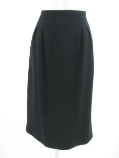 Christian Dior Black Pleated Long Skirt Sz 10