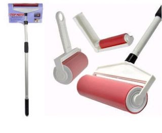 Sticky Master 4 PC Lint Roller Set w XL Roller and Telescoping Handle