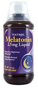 Melatonin 2 5mg Liquid 8 FL oz 237ml Natrol Sleep Aid