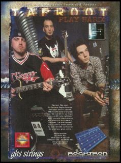 Taproot Mike Dewolf Phil Lipscomb GHS Guitar Strings Ad 8x11