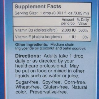 Super Daily D3 Liquid Vitamin D 2000 Ui per Drop by CA
