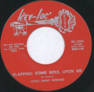 Little Jimmy Edward Slapping Some Soul Upon Me RARE Funk Vinyl 45