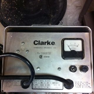 Clarke Battery Charger Floor Machine Golf Cart