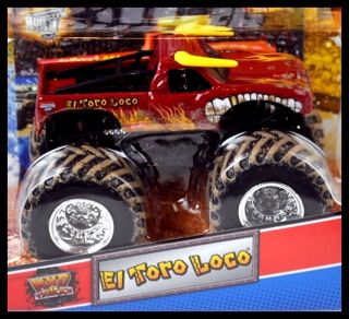 2012 Hot Wheels Monster Jam Truck Mud Trucks El Toro Loco 1 64