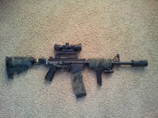 Look Tippmann A5 M4 Magazine Fed with Extra Equipment