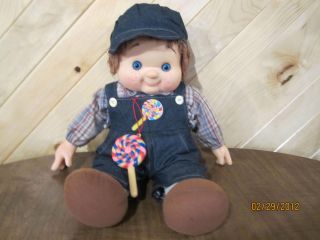  Lloyd Lollipop kid doll 1984 adorable cute boy with hat and lollipop