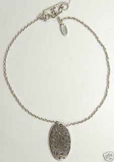 Lois Hill Filigree Silver Amulet Necklace $234