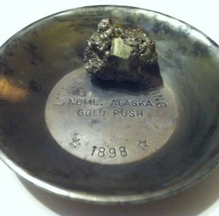 Extremely RARE Little Creek Mining Pan from Nome Alaska Gold Rush 1898