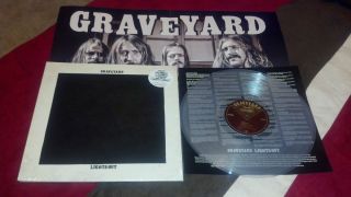GRAVEYARD LIGHTS OUT CLEAR VINYL IMPORT LP ONLY 500 record hisingen