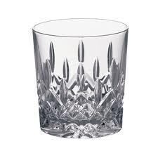 Galway Irish Crystal Longford Pattern 2 Double Old Fashioned Glasses