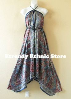 Silk Multi Wear Scarf Long Maxi Dress Skirt Maternity