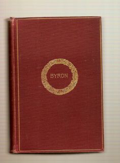 Lord Byron The Complete Poetical Works 1905 HC
