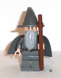 Lego Lord of The Rings Minifigure Gandalf The Grey with Staff New