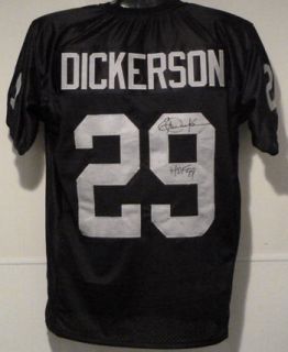 Autographed Signed Los Angeles Raiders Size XL Jersey w HOF 99