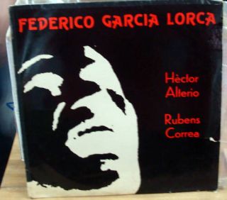Hector Alterio Rubens Correa F Garcia Lorca ARG LP