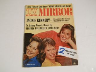 Eddie Fisher Lynn Loring Donna Reed TV Radio Mirror Magazine 1963