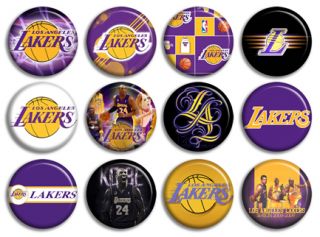 Los Angeles La Lakers NBA Buttons Pins Badges New Collection