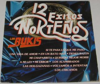 Los Bukis 12 Exitos Norteños LP
