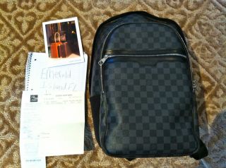 Authentic Louis Vuitton Michael Damier Graphite Backpack