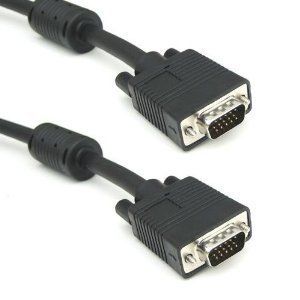 Lot of 2) 25 ft VGA/SVGA Monitor Cable HD15 M/M for Plasma or LCD