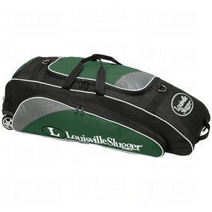 Louisville Slugger Gen Genesis Wheeled Equipment Bag Dark Green New