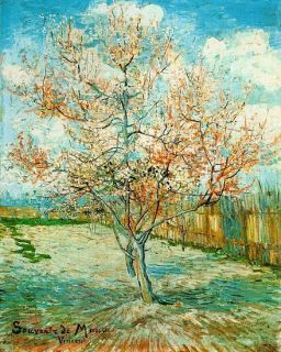 Vincent Van Gogh Pink Peach Tree in Blossom 1888