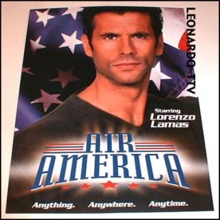 RARE 1998 Air America TV Promo Slick Lorenzo Lamas