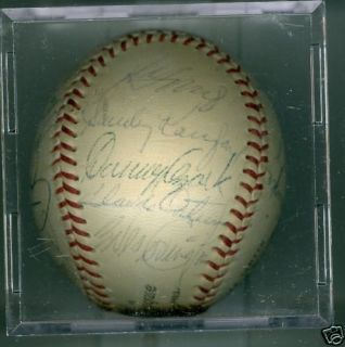 1966 Los Angeles Dodgers Team Signed Baseball