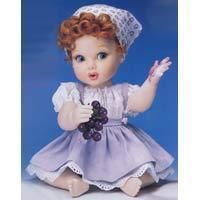 Lucille Ball I LOVE LUCY Franklin Mint GRAPE STOMPING Baby Doll NEW IN