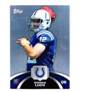 Andrew Luck 2012 Topps Rookie Refractor Indianapolis Colts