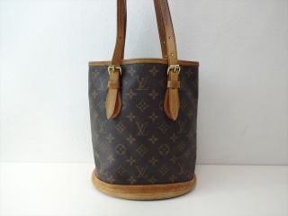 Authentic Used Louis Vuitton Shoulder Bag Baguette Monogram ID 156