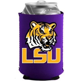 Beer Soda Water Can Bottle Koozie Holder LSU Tigers