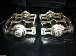 Vintage Lyotard Bicycle Pedals Made in France 9 16 English Thread