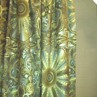Custom Made Fabric Shower Curtain Kaufman Empress Boutique Print
